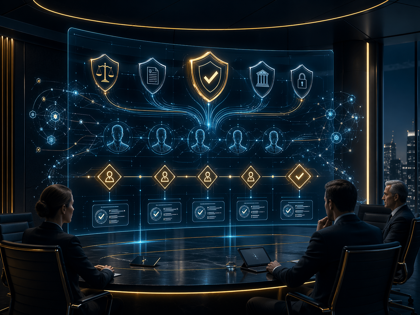 AI governance and compliance — agentic workforce behind a transparent control plane